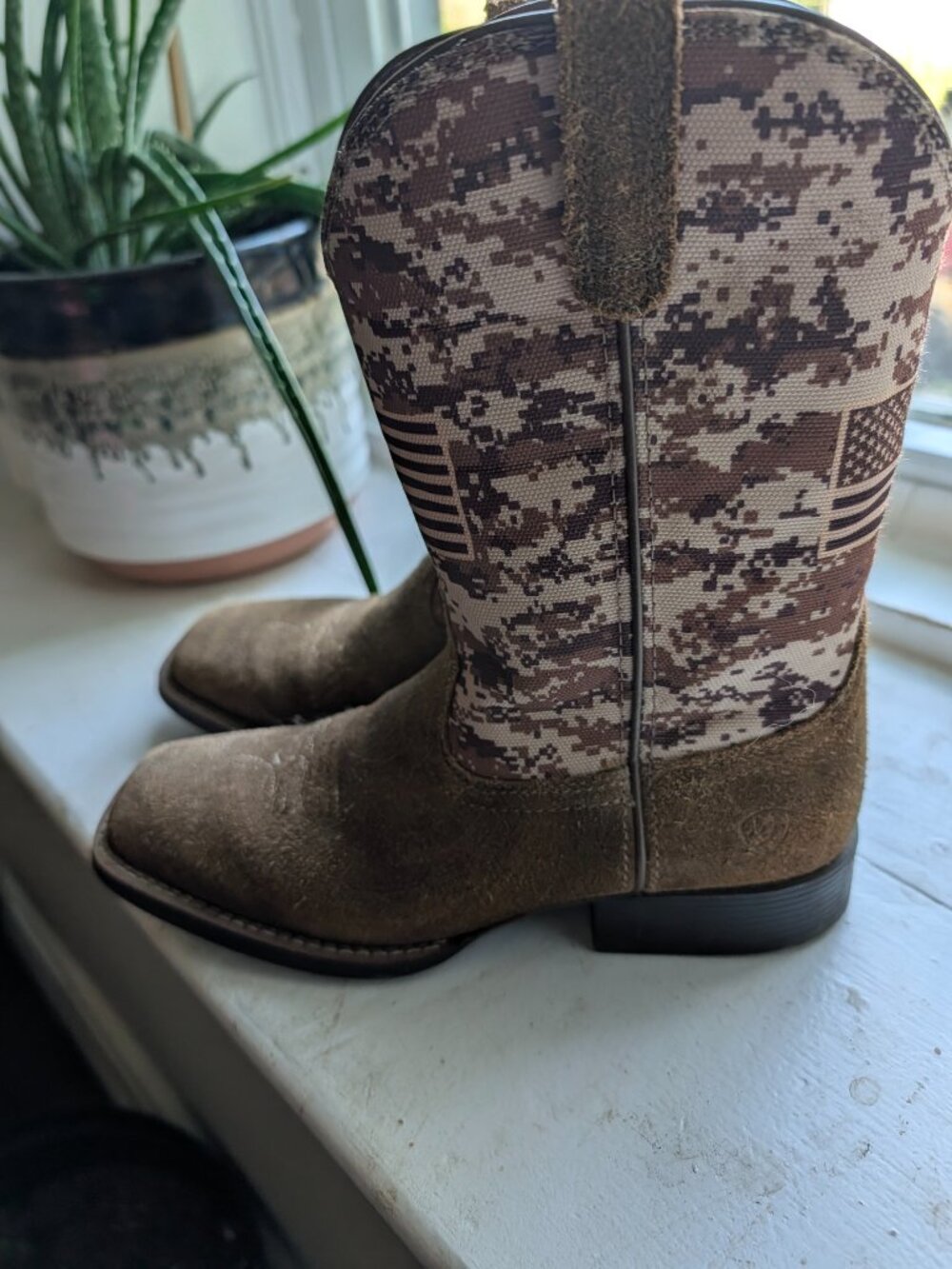 Ariat patriot youth cowboy boots